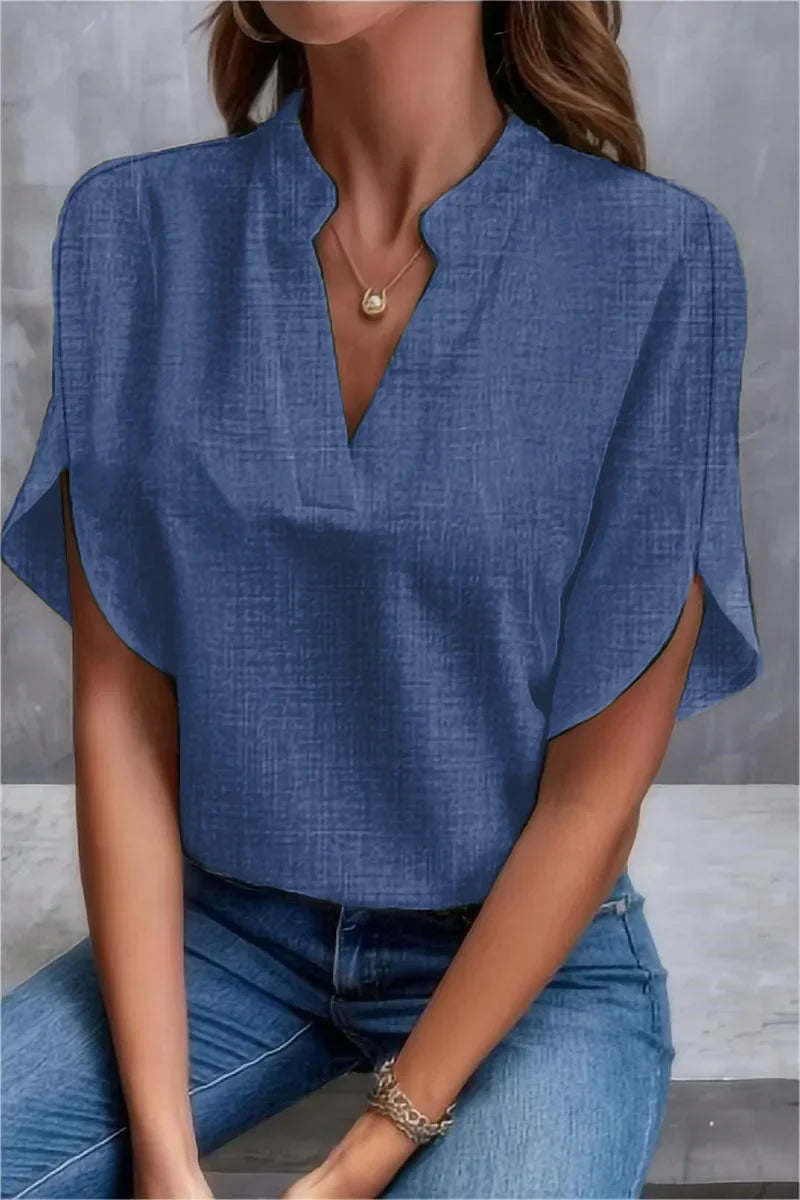 Melody | Casual V-Hals Flare Top