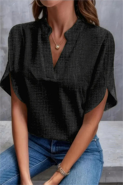 Melody | Casual V-Hals Flare Top