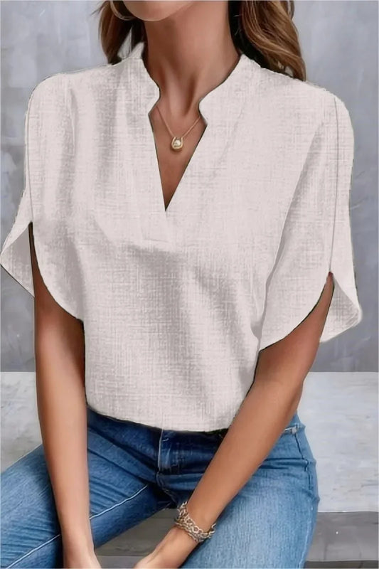Melody | Casual V-Hals Flare Top